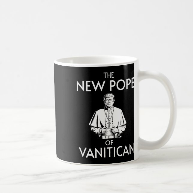 Caneca De Café Popa Engraçado De Vanitican (Direita)
