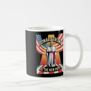 Caneca De Café Pope &amp Engraçado; Presidente Donald Trump, Cató