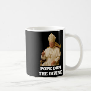 Caneca De Café Pope Donald Trump O Divino