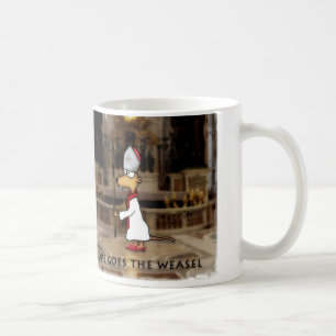 Caneca De Café Pope Goes the Weasel