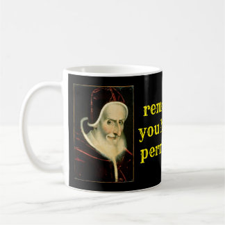 Caneca De Café Pope Pius V Erlaubnis