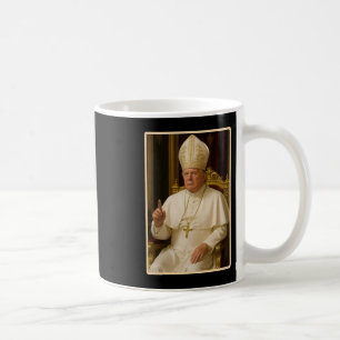 Caneca De Café Pope Trump Engraçado Presidente Trump Quer Ser O N