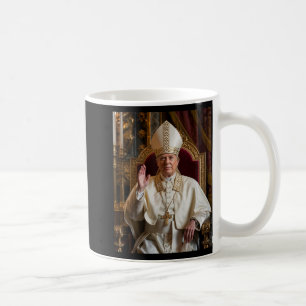 Caneca De Café Pope Trump Engraçado Presidente Trump Quer Ser O N