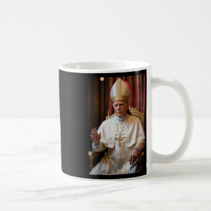 Caneca De Café Pope Trump Engraçado Presidente Trump Quer Ser O N