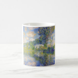 Caneca De Café Poplars on the River Epte (por Claude Monet)