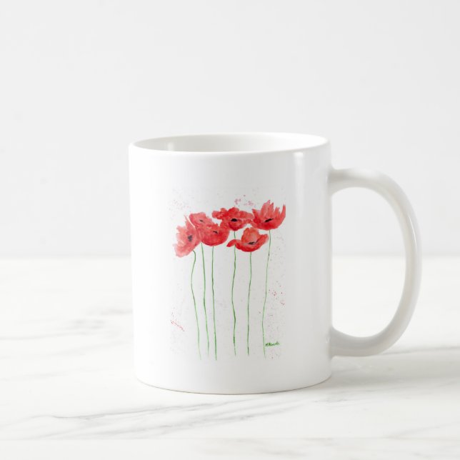 Caneca De Café Poppies (Direita)