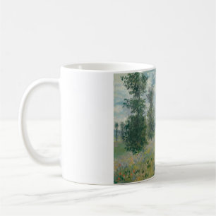 Caneca De Café Poppy Fields perto do Argenteuil por Claude Monet
