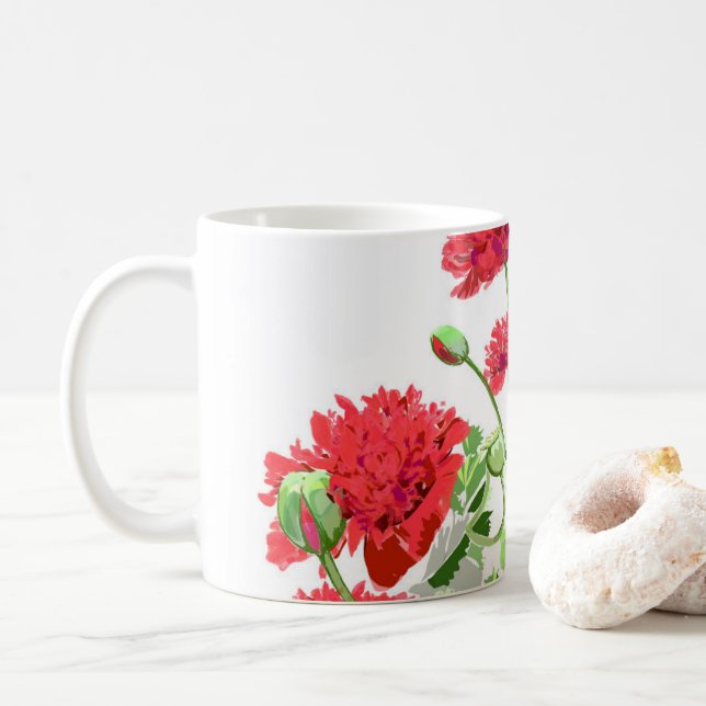 Caneca De Café Poppy Mug Inglês (Com Donut)