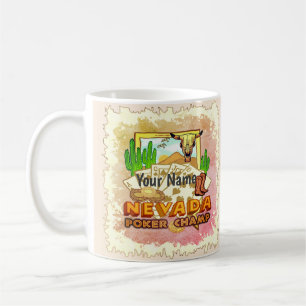 Caneca De Café Pôquer de Nevada