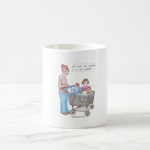 Caneca De Café Pôr a galinha na cesta