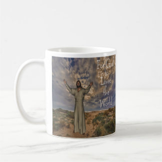 Caneca De Café Por Deus, tão amado pelo mundo