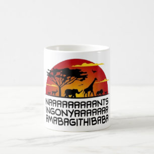 Caneca de Café Pôr do Sol Africano