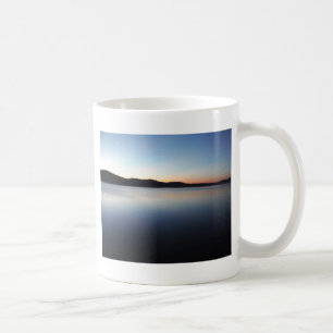 Caneca De Café Por do sol da seta do lago