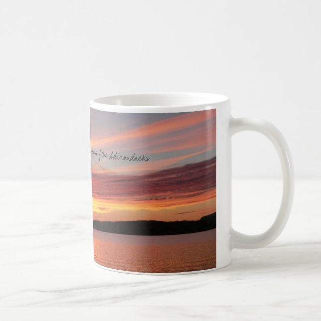 Caneca De Café Por do sol de Adirondack (Direita)