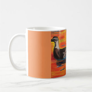 Caneca De Café Por do sol de Duckie