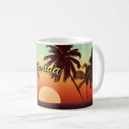 Caneca De Café Por do sol de Florida