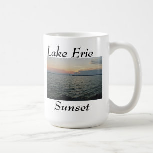 Caneca De Café Por do sol do Lago Erie