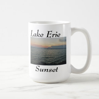 Caneca De Café Por do sol do Lago Erie