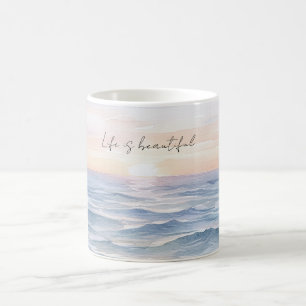 Caneca De Café Pôr do Sol Maravilhoso no Oceano
