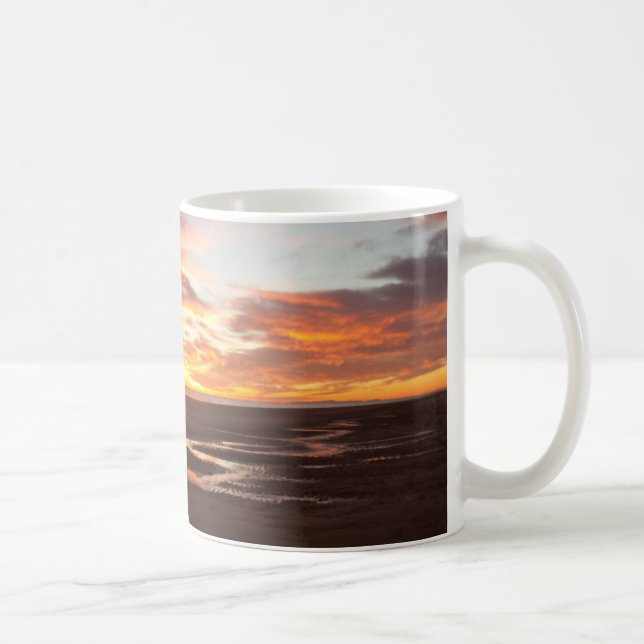 Caneca De Café Por do sol no mar de Cortez (Direita)