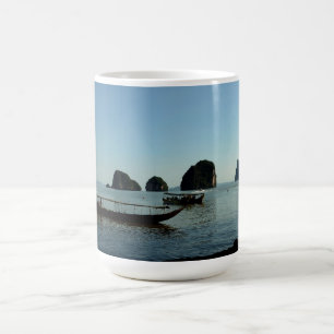 Caneca De Café Pôr do sol no mar viagem