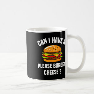 Caneca De Café Por favor, Burger Queijo Hamburger Churrasco Queij