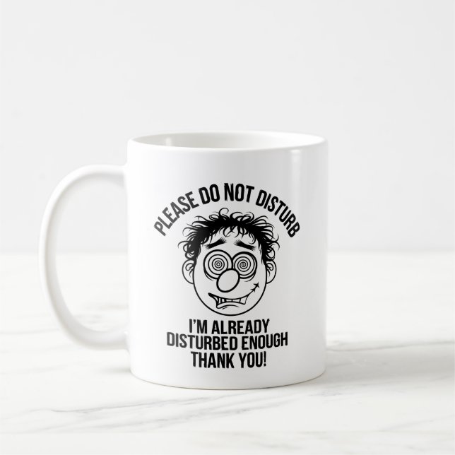 Caneca De Café Por Favor, Não Incomodar (Esquerda)
