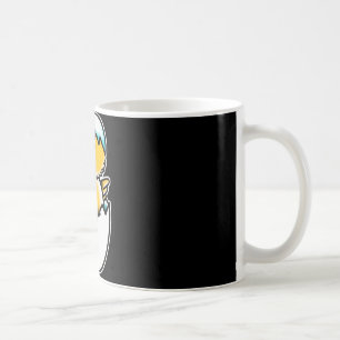 Caneca De Café Por Galinha de Ovo Quebrado Primavera 