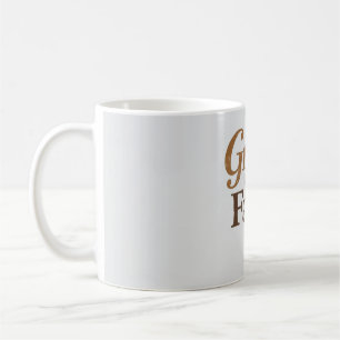 Caneca De Café Por Grace Through Faith - Christian Cross Vintage