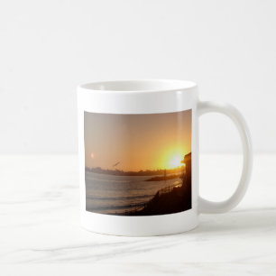 Caneca De Café Pôr o sol no farol
