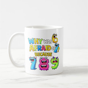 Caneca De Café Por Que 6 Tinha Medo de 7 Design Divertido de Mate