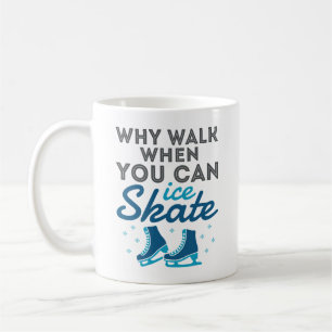 Caneca De Café Por Que Caminhar Quando Você Pode Skate