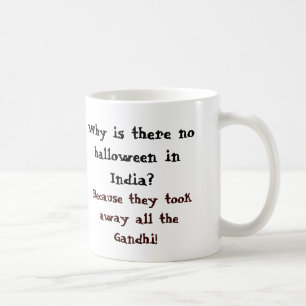 Caneca De Café Por que há nenhum Dia das Bruxas em India?