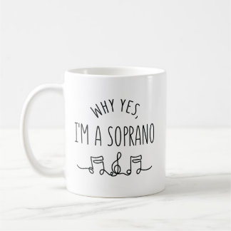 CANECA DE CAFÉ POR QUE SIM, SOU SOPRANO?