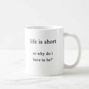 Caneca De Café por que sou eu curto?