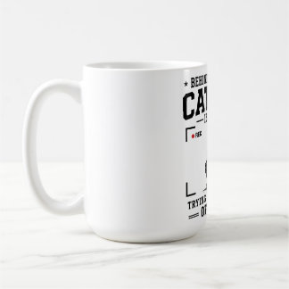 Caneca De Café Por trás de todo bom receptor está uma mãe tentand