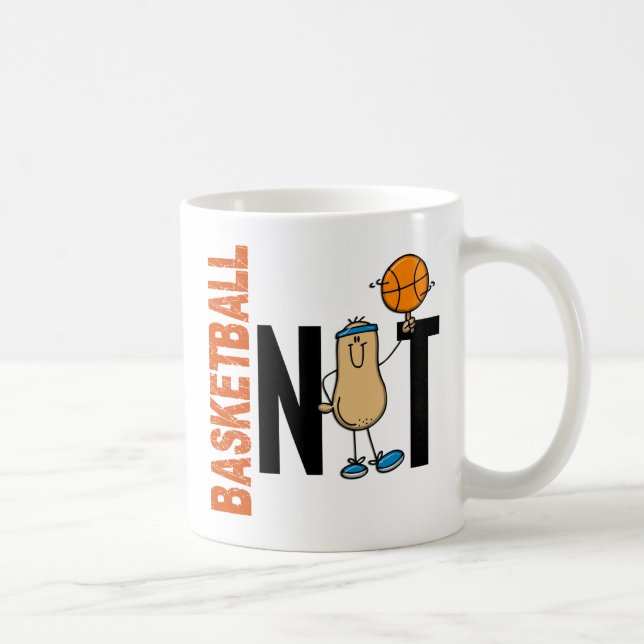 Caneca De Café Porca 1 do basquetebol (Direita)