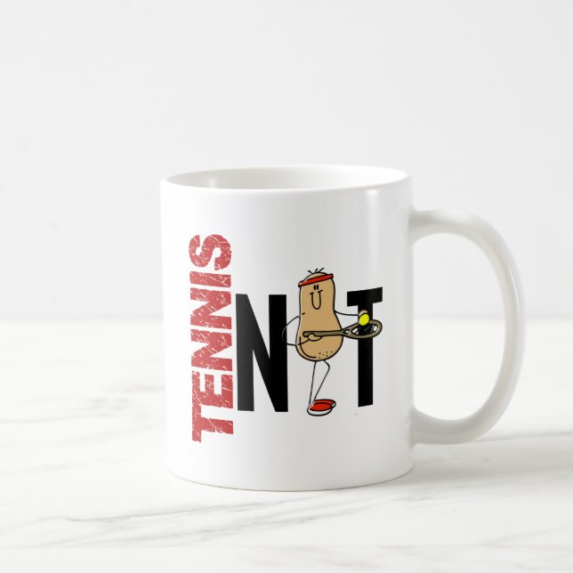 Caneca De Café Porca 1 do tênis (Direita)