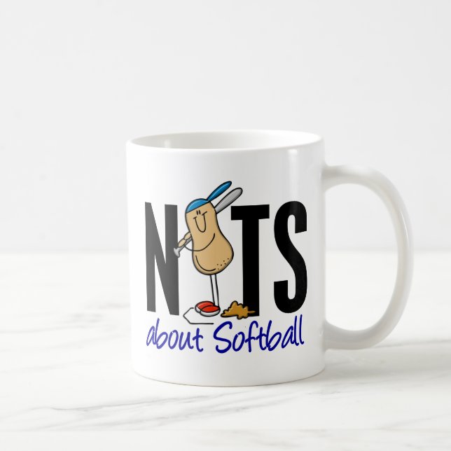 Caneca De Café Porca 2 do softball (Direita)