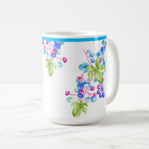 Caneca De Café Porcelain Berries em uma Mug Clássica