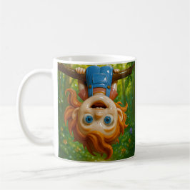 Caneca De Café Porcelain Child Figurine Art
