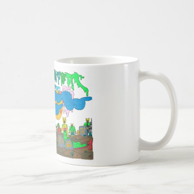 Caneca De Café Porcentum_Zombies (Direita)