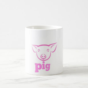 Caneca De Café Porco