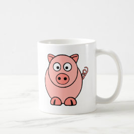Caneca De Café Porco cor-de-rosa