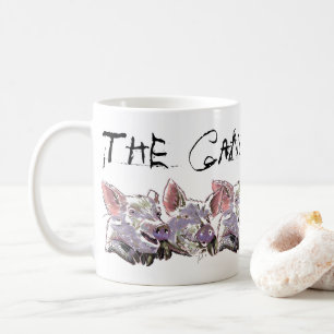 Caneca De Café Porco Engraçado A Gangue Diz Oi