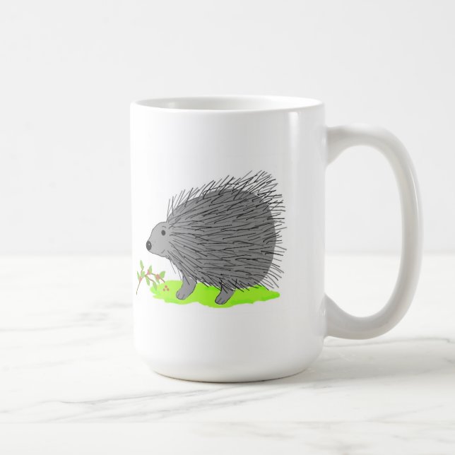 Caneca De Café Porco-espinho de desenho animado (Direita)