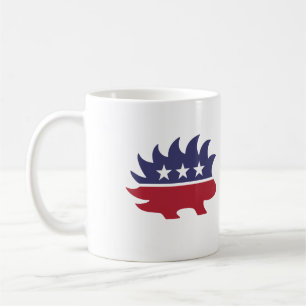 Caneca De Café Porco-espinho Libertário - - 