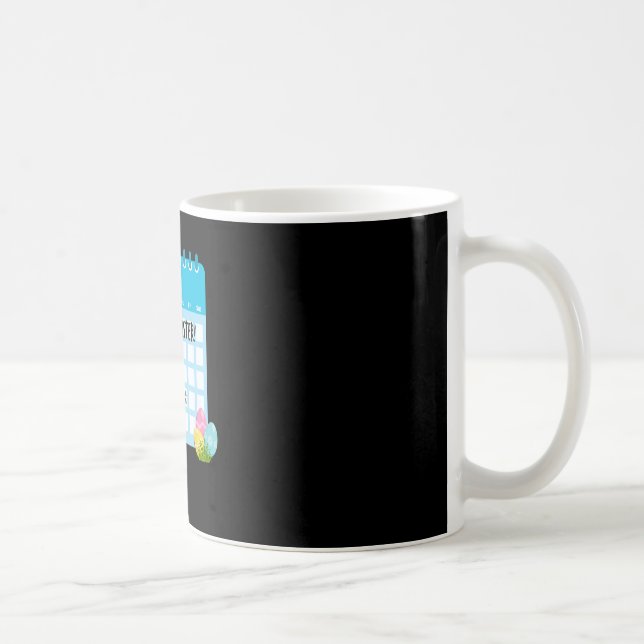 Caneca De Café Porco Feliz de Páscoa Com Orelhas de Coelho Calend (Direita)
