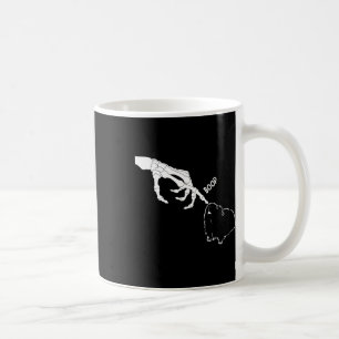Caneca De Café Porco Mão de Esqueleto Assustador Boop Engraçado E