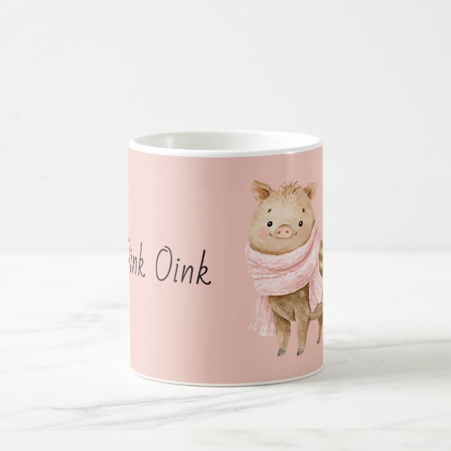 Caneca De Café Porco Oink Oink (Centro)